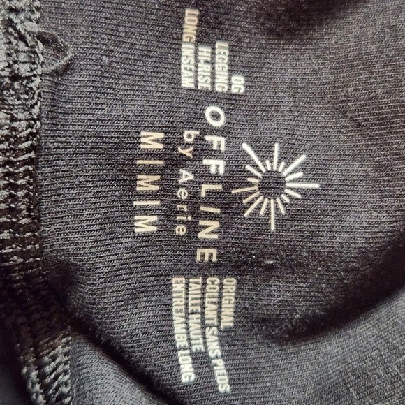 Offline By Aerie Woman’s Full Length Activewear Black Leggings Size Medium - Picture 4 of 4